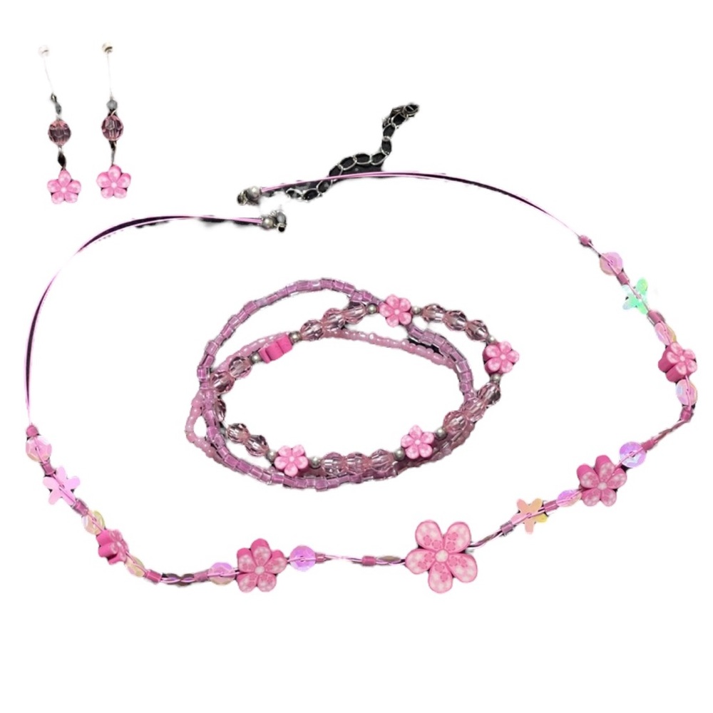 Children’s Jewelry Set - necklace, bracelet, earrings